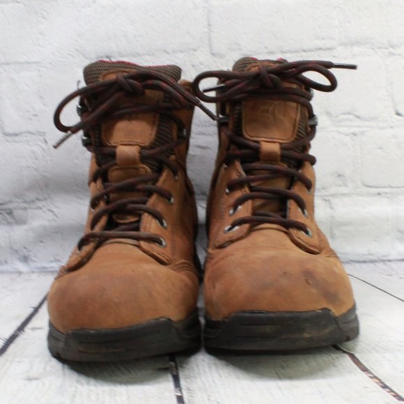 LaCrosse 5" Laurelwood Brown Leather Waterproof Work Boots Size 6.5 M - Picture 4 of 9